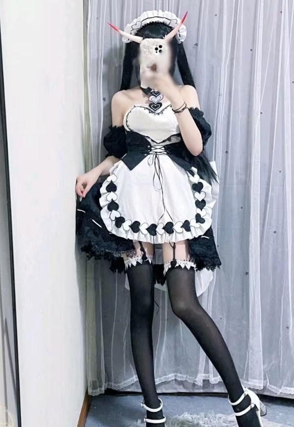 小青茗写真合集下载:和风浴衣、经典女仆装与恶魔女仆装【持续更新】