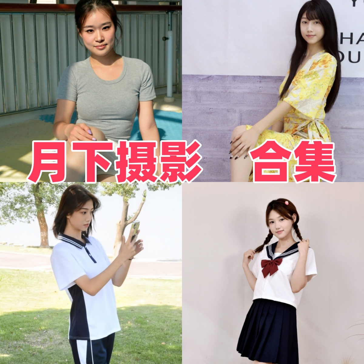 “月下摄影”UP主写真合集下载攻略:探索月下摄影视频创作者高质量人像写真【持续更新】