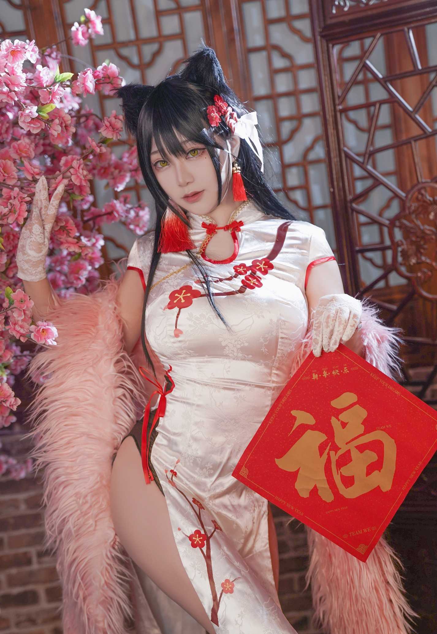 Halo酱的角色还原与旗袍色彩
